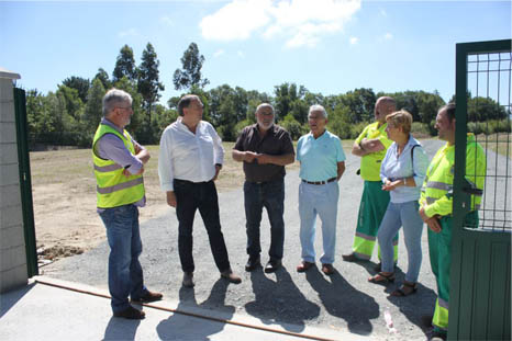 Inauguración do novo depósito de resíduos